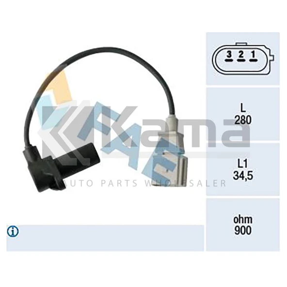 077905381K KRANK DEVİR SENSÖRÜ VW TOUAREG / AUDI Q7 (BKS/CASA/CATA/3.0TDI) 04- İTHAL ürün görseli 1