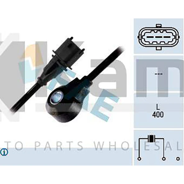 6238181 VURUNTU SENSÖRÜ OPEL VECTRA-C (Z18XE) İTHAL ürün görseli 1