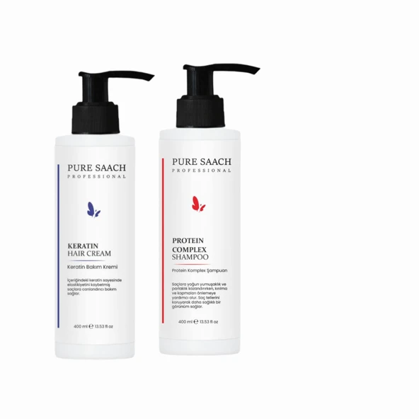 PURE SAACH PROFESSİONAL PROTEIN COMPLEX SHAMPOO&KERATİN SAÇ KREM - 2