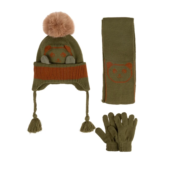 Kışlık Erkek Çocuk 3 lü Set 1-4 Yaş Arası - 2