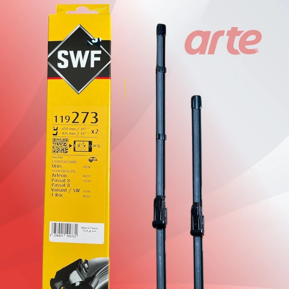 Volkswagen T-ROC SWF (VALEO) Viscoflex Ön Silecek Takımı 2017-2025 - Resim 2