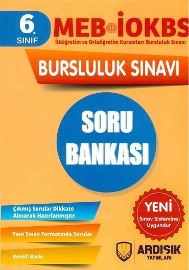 6. Sınıf 2025 Bursluluk Sınavı Soru Bankası Ardışık Yayınları