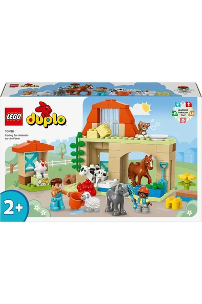 ® DUPLO® Kasabası Çiftlikte Hayvanların Bakımı 10416- 2 Yaş ve Üzeri İçin Yapım Seti (74 Parça) - 3
