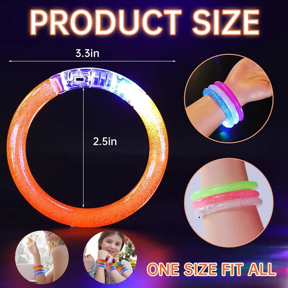 Led Işıklı Pilli Bileklik - 2