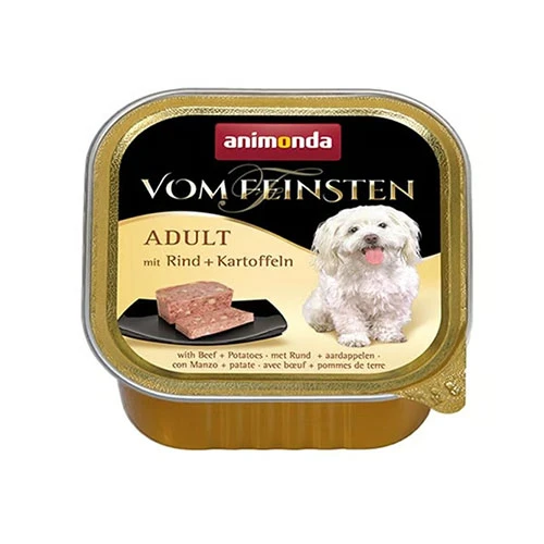 Animonda Vom Feinsten Sığır Etli ve Patatesli Yetişkin Köpek Konservesi 6 Adet 150 Gr