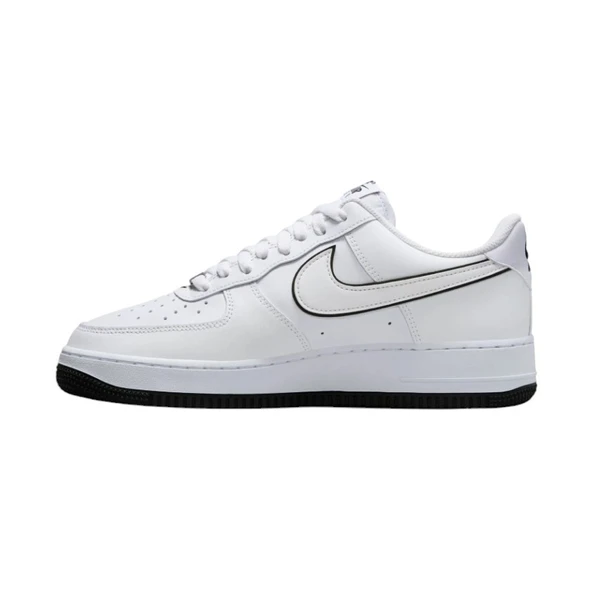 Nike Air Force 1 '07 Beyaz-Siyah Sneaker Spor Ayakkabı DV0788-103 - 4