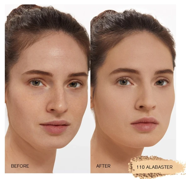 Shiseido Synchro Skin Self-Refreshing Custom Finish Powder Foundation  310- Silk - Resim 2