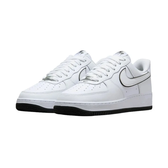 Nike Air Force 1 '07 Beyaz-Siyah Sneaker Spor Ayakkabı DV0788-103 - 2