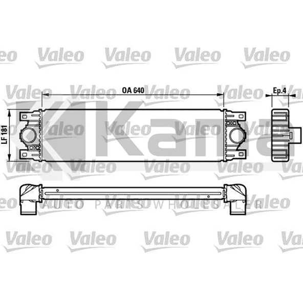 TURBO RADYATÖRÜ RENAULT MASTER İTHAL