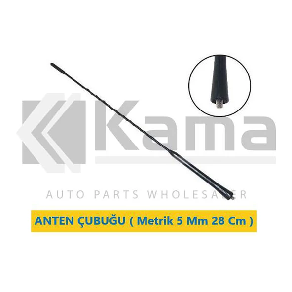 1U0035849/28 ÇUBUK ANTEN VW GOLF / BORA / PASSAT / POLO / SKODA OCTAVIA İTHAL