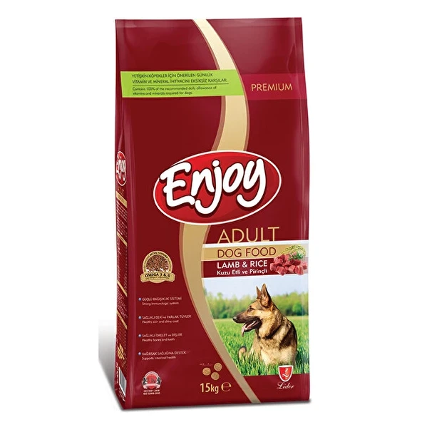 Enjoy Kuzu Etli Köpek Maması 15 Kg