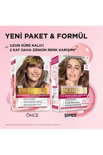 Loreal Excellence Creme 7 Kumral - 2