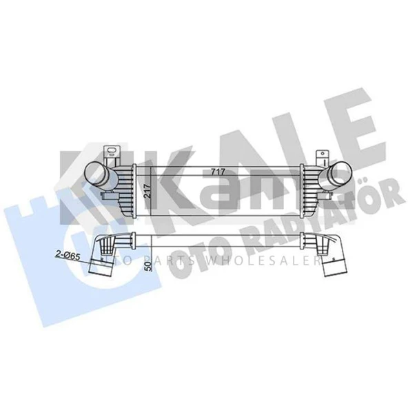 7E0145804A-7E0145804C TURBO RADYATÖRÜ VW TRANSPORTER-T5 / TRANSPORTER-T6 (CFCA/2.0TDI) 10- İTHAL ürün görseli