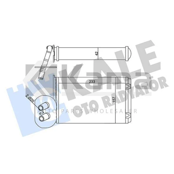 701820031 Kampanya KALORİFER RADYATÖRÜ VW TRANSPORTER-T4 91-03 İTHAL
