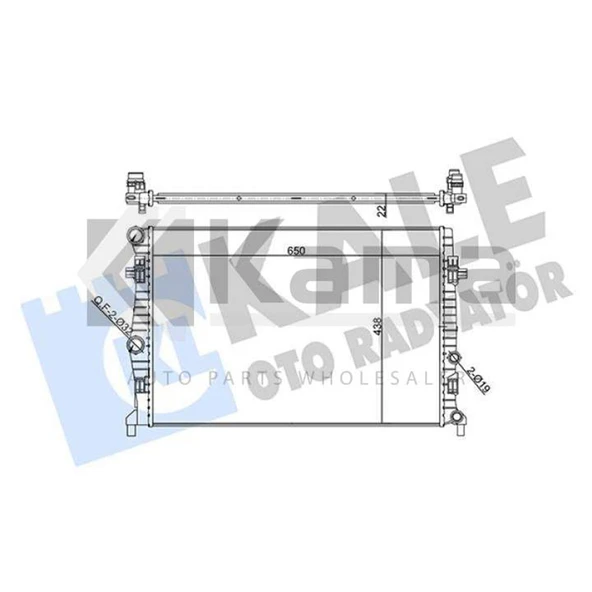 5Q0121251EA SU RADYATÖRÜ VW GOLF-7 / AUDI A3 / SEAT LEON / SKODA OCTAVIA (CHZK/DKLB/CYVA/CJZB/CHPA/CPTA/1.0TSI/1.2TSI/1.4TSI) İTHAL