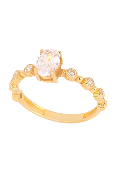 Cigold Tektaş Yüzük 14 Ayar Altın 1.84 Gr OA-K21501029100