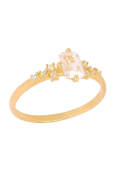 Cigold Tektaş Yüzük 14 Ayar Altın 1.62 Gr OA-K21301029096 - 3