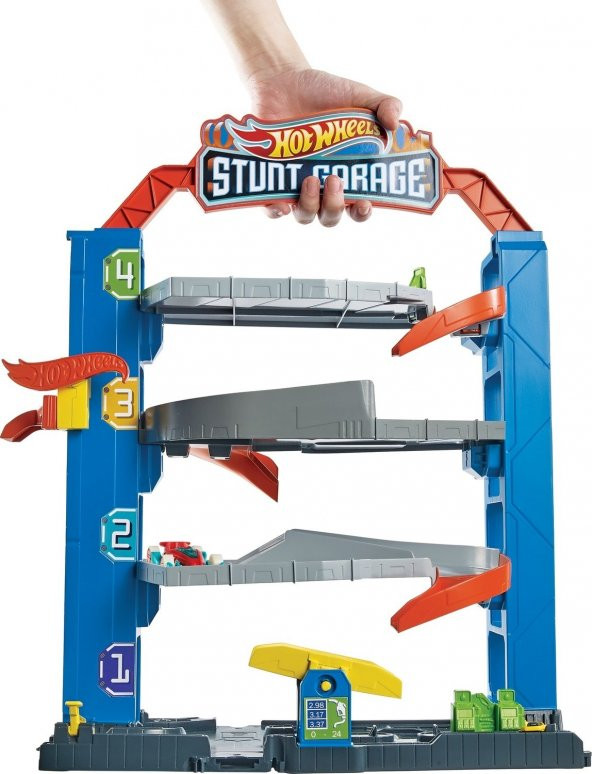 Hot Wheels Maceraya Başlangıç Garajı, 4 Katlı, 3-8 Yaş Arası Çocuklar İçin GNL70 - 5