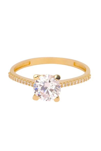 Cigold Tektaş Yüzük 14 Ayar Altın 1.83 Gr OA-K21501029099 - 4
