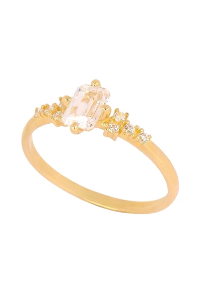 Cigold Tektaş Yüzük 14 Ayar Altın 1.62 Gr OA-K21301029096 - 4