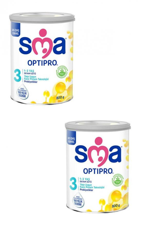 SMA Optipro Probiyotik 3 Devam Sütü 800 gr x 2 Adet