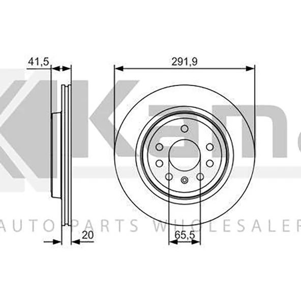 95526644-569114 FREN DİSKİ ARKA OPEL VECTRA-C İTHAL ürün görseli 1
