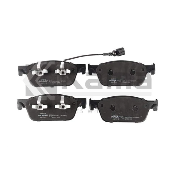 7E0698151-7E0698151B FREN BALATASI ÖN (FİŞLİ / E-MARK) VW TRANSPORTER-T5 / TRANSPORTER-T6 04- İTHAL ürün görseli 1