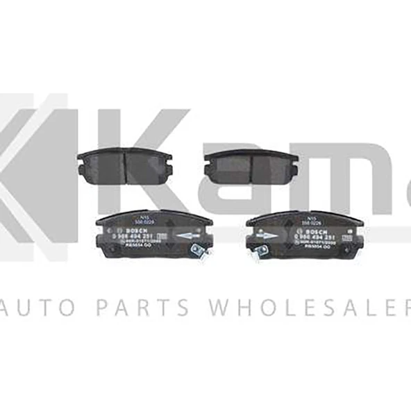 96626076 Kampanya FREN BALATASI ARKA CHEVROLET CAPTIVA C100-C140 07-14 / OPEL ANTARA 07- İTHAL ürün görseli 1