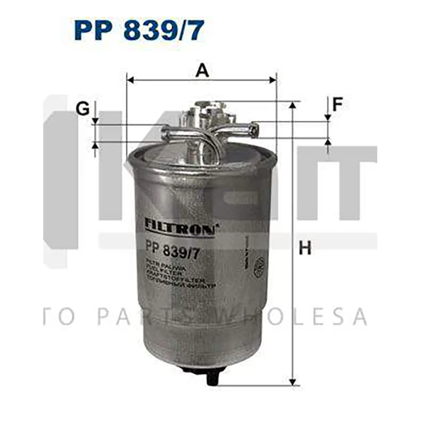 6N0127401H-6N0127401F MAZOT FİLTRESİ VW POLO (AMF 1.4 TDI) 99-01 İTHAL