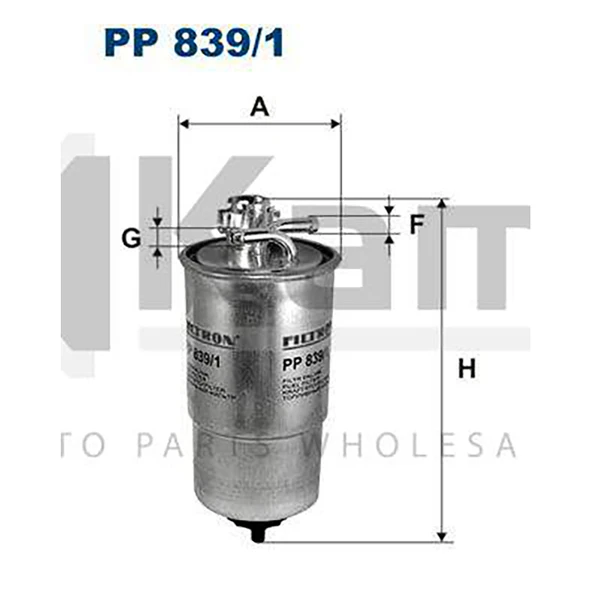 1J0127401A-2D0127399 MAZOT FİLTRESİ VW GOLF-4 / BORA / PASSAT / LT / AUDI A3 / SEAT TOLEDO (1Z / AGR / AHF / ALH / ANJ / AVR / AVF 1.9 T İTHAL
