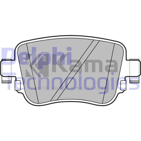 2K5698451A-5Q0698451F FREN BALATASI ARKA VW CADDY-4 15- / SHARAN 15- / AUDI A1 15- / Q3 15- İTHAL ürün görseli 1