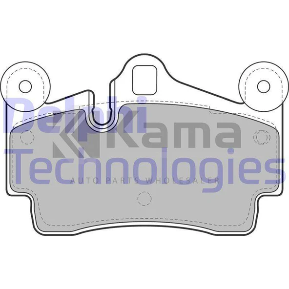 7L0698451G FREN BALATASI ARKA VW TOUAREG / AUDI Q7 / PORSCHE CAYENNE 04- İTHAL ürün görseli 1