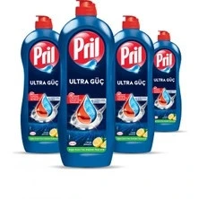 Pril Elde Yıkama Sıvı Bulaşık Deterjanı Limon 4 x 675g