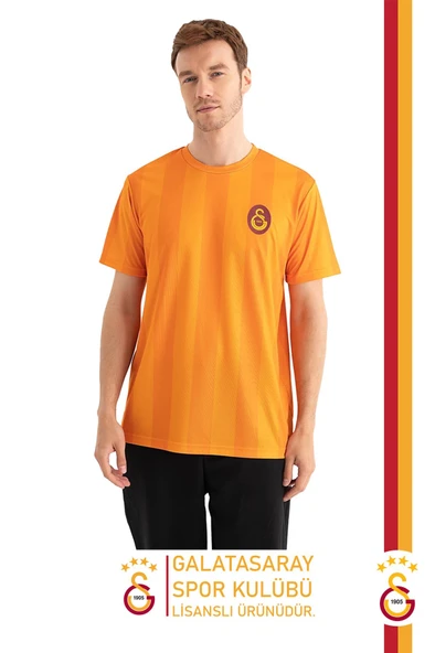 Galatasaray Orijinal Lisanslı Match Day T-Shirt Gs Aslan Baskılı Hediyelik Ahşap Kutulu - Resim 2