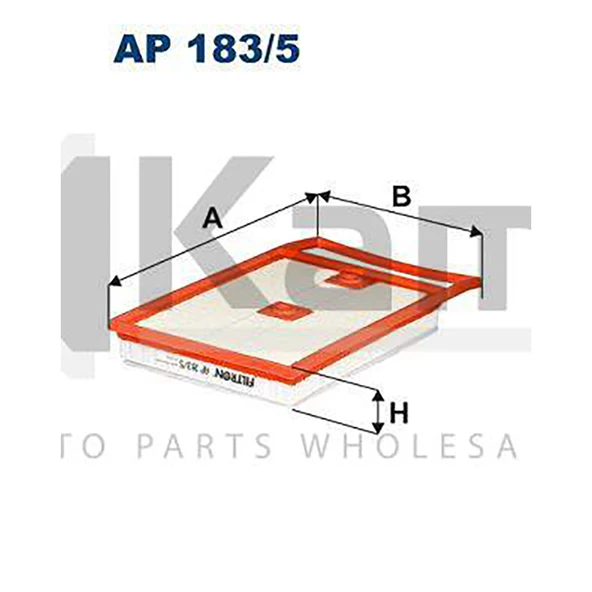 6C0129620D HAVA FİLTRESİ VW POLO / SEAT CORDOBA / IBIZA / SKODA FABIA / AUDI A1 (CUSA / CUSB / CUTA 1.4 TDI) 14- İTHAL