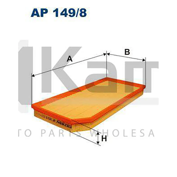 06F133843A HAVA FİLTRESİ VW GOLF-5 / JETTA / PASSAT / AUDI A3 (BPY / BWA / CDLA / CAWA 2.0 FSI) 04-10 İTHAL - Resim 1