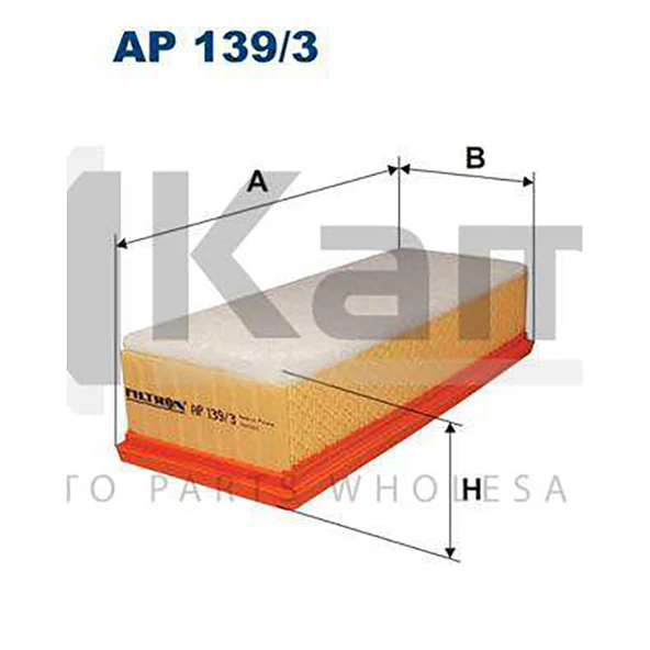 1K0129620L-1K0129620E HAVA FİLTRESİ (SÜNGERLİ) VW GOLF-5 / GOLF-6 / JETTA / PASSAT / CADDY / AUDI A3 / SEAT LEON (BJB / BKD / BKP / CAYB / CAYC 1.6 İTHAL
