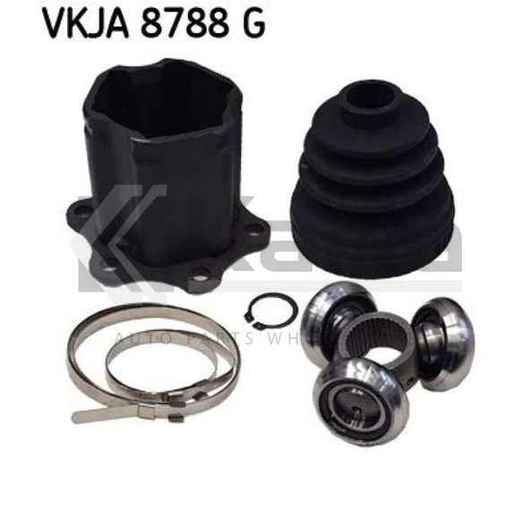 1K0498103E-3Q0498103 AKS KAFASI İÇ (OTOMATİK) VW GOLF-5 / JETTA / PASSAT / CADDY / AUDI A3 (BJB/BKP/BKD/1.9TDI/2.0TDI) 04- İTHAL