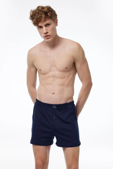 Kapbirtane Malabadi Erkek Geniş Kalıp Büyük Beden %100 Pamuk Battal Boxer 90024- 3 Adet  4XL Gri - Resim 11