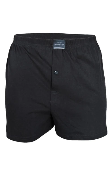 Kapbirtane Malabadi Erkek Geniş Kalıp Büyük Beden %100 Pamuk Battal Boxer 90024- 6 Adet  Siyah 5XL