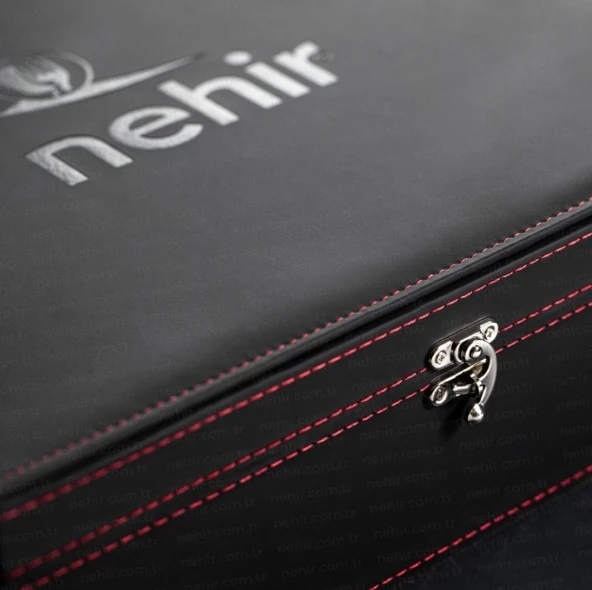 Nehir Zarif Sade 12 Kişilik 84 Parça Deri Kutulu Çatal Kaşık Bıçak Takımı - 6