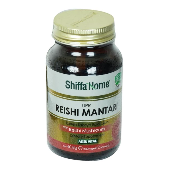 Shiffa Home UPR Reishi Mantarı Diyet Takviyesi 680Mg x 60 Kapsül