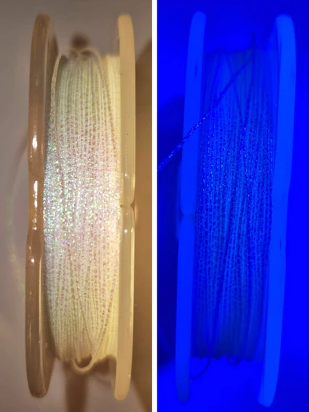 Eagenset Hazır Çapari Kombini Boru Sim Ultraviyole Uv Neon Sedef Damla Beyaz Moraran Gizli Mor Makara - 3
