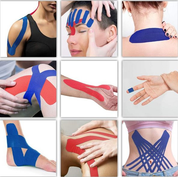 KİNDMAX SİYAH KİNESİO TAPE , AĞRI BANDI , SPORCU BANDI - 2