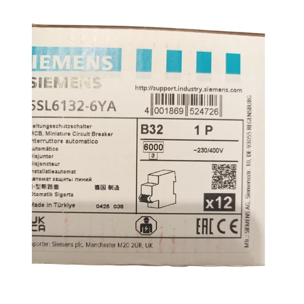 SIEMENS 5SL6132-6YA Otomatik Sigorta B32 6000 - 2