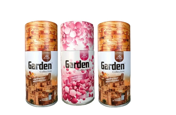 Garden Oda Kokusu Hava Temizleyici Gizemli Doğu + Bubble Gum Parfüm Oda Spreyi 260 ml x 3 Adet - 1