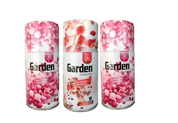 Garden Oda Koku Hava Bahar Kokuları Bubble Gum + Parfüm Esansı Oda Parfüm Oda Spreyi 260 ml x 3 Adet