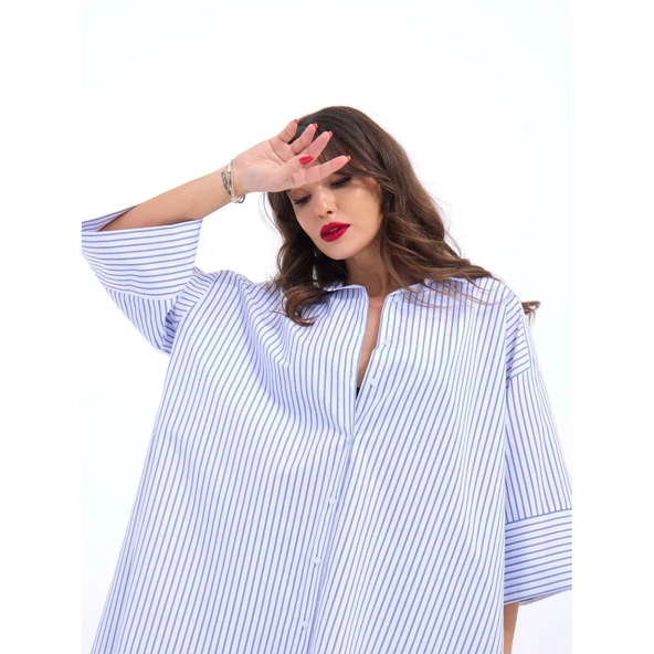 Lucky Life Kadın GÖMLEK-WASHİNGTON ÇİZGİLİ - 3