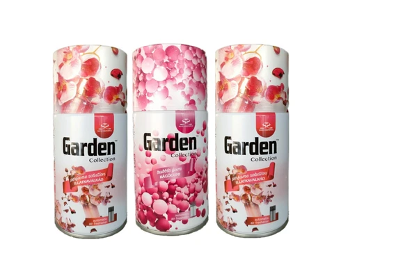 Garden Oda Kokusu Hava Temizleyici Parfüm Esansı + Bubble Gum Parfüm Oda Spreyi 260 ml x 3 Adet ürün görseli