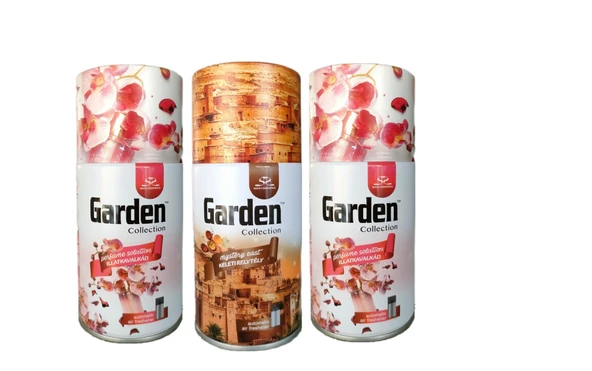 Garden Oda Kokusu Hava Temizleyici Parfüm Esansı + Gizemli Doğu Parfüm Oda Spreyi 260 ml x 3 Adet ürün görseli